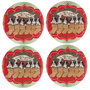 Hermia Pack de 4 Salvamanteles Individuales Multicolor de 37 cm